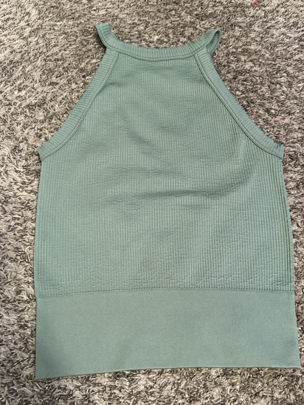 Intimately by Free People Ribbed High-Neck Tank - Olive